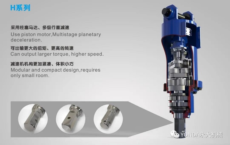 大孔徑 大扭力 螺旋驅動頭